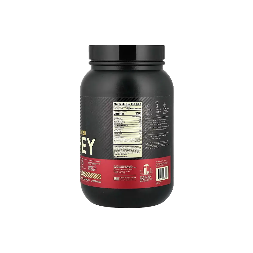 ON GOLD STD 2 LBS Sabor Chocolate Hazelnut