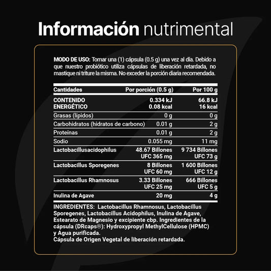60 Billones de Probióticos