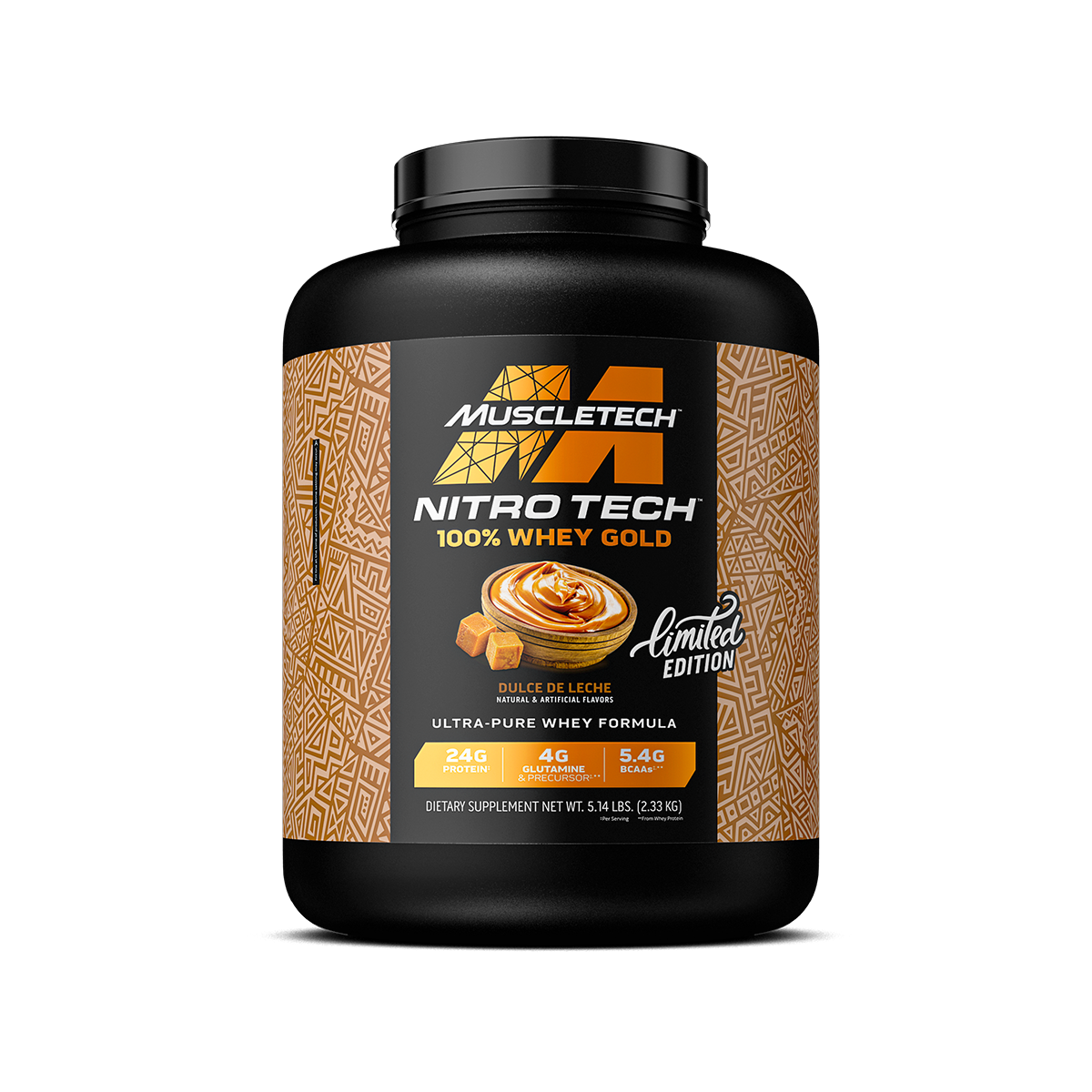 MT NITROTECH WHEY GOLD 5 LBS Sabor Dulce de Leche