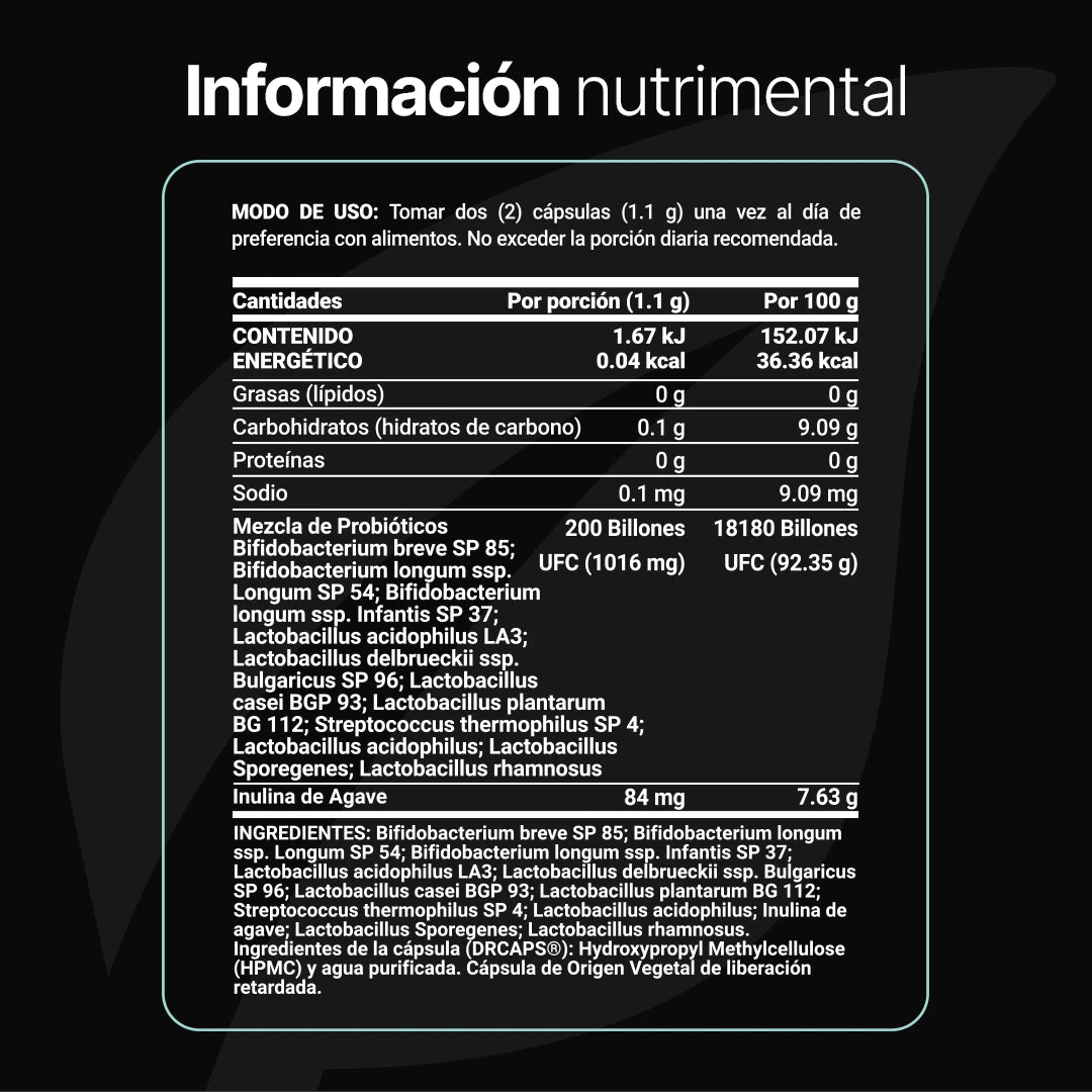 200 Billones de Probióticos