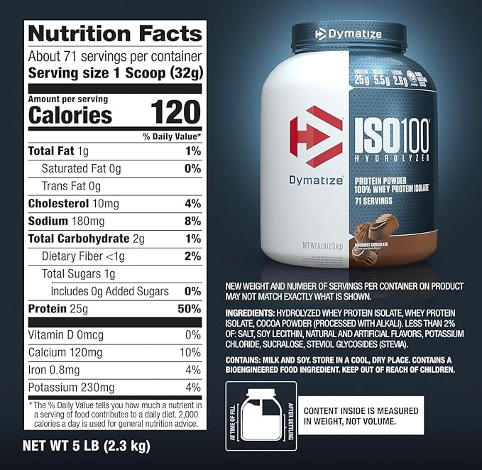 DYM ISO 100 5 LBS Sabor Chocolate Gourmet