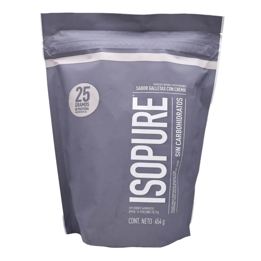 NB ISOPURE 1 LBS SIN CARBOS Sabor Galletas con Crema