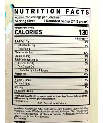GHOST WHEY 2 LBS Sabor Chocolate Chip Cookie