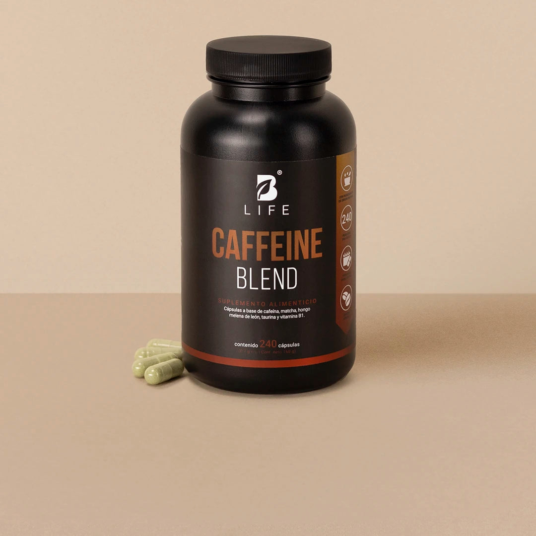 Caffeine Blend | Mezcla a base de Cafeína, Matcha, Hongo Melena de León, Taurina y Vitamina B1