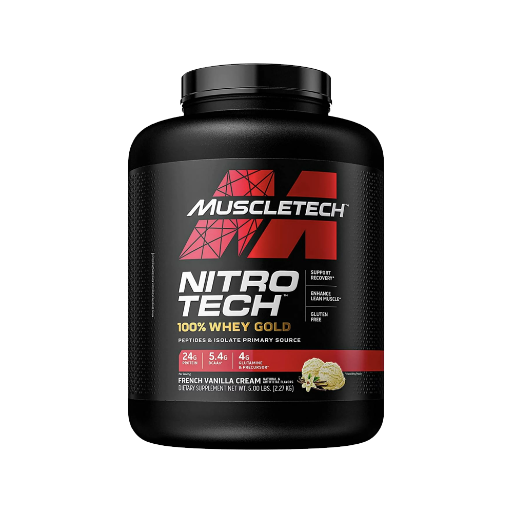 MT NITROTECH WHEY GOLD 5 LBS Sabor French Vanilla Cream
