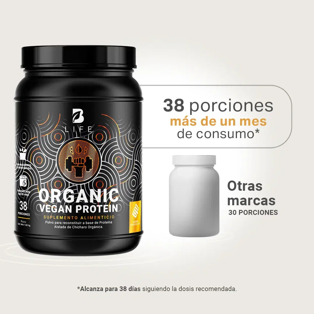 Proteína Orgánica Vegana Sabor Chocolate