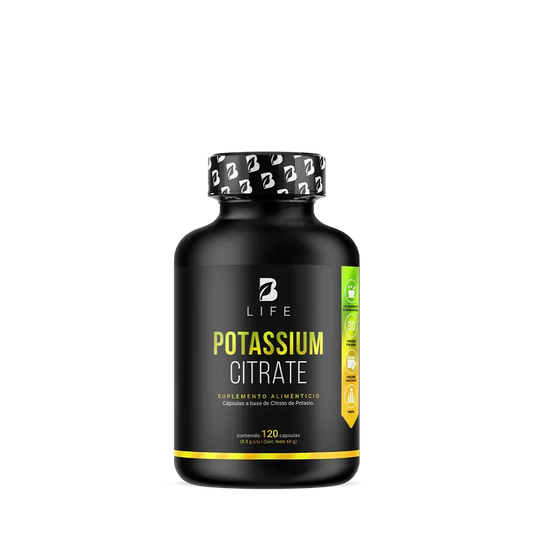 Citrato de Potasio | 800 mg de Potasio Provenientes de 1000 mg de Citrato