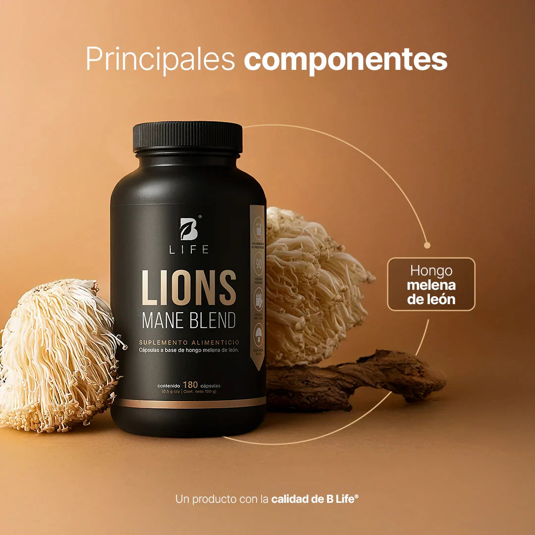 Hongo de Melena de León 90 Capsulas