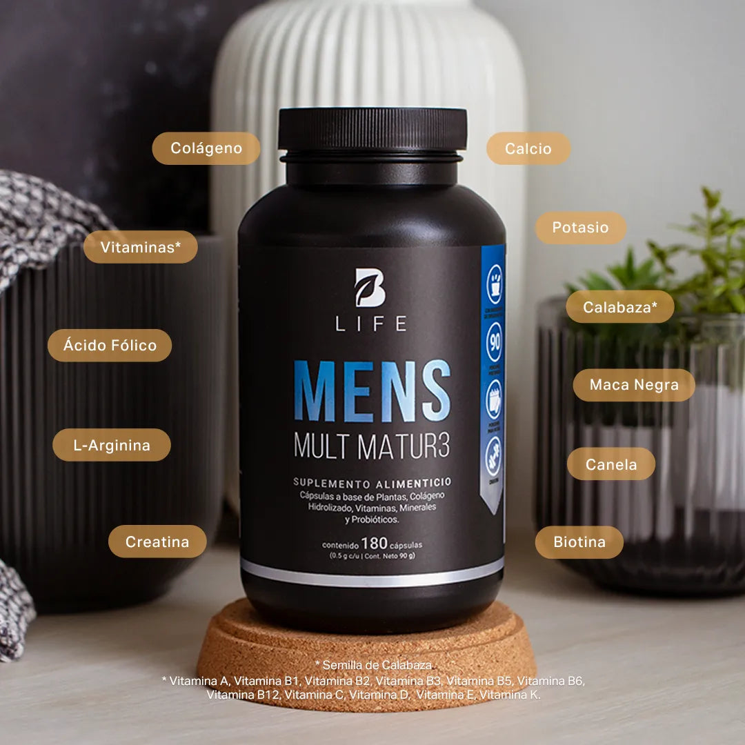 Mens Multi Matur3 | Multivitaminico para Hombre +40