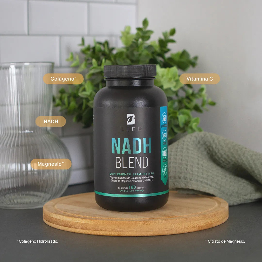 NADH Blend | NADH, Colágeno Hidrolizado y Vitamina C