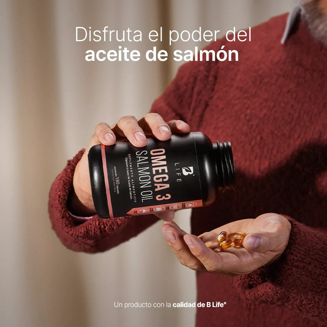 Omega 3 Aceite Puro de Salmon 90 Caps