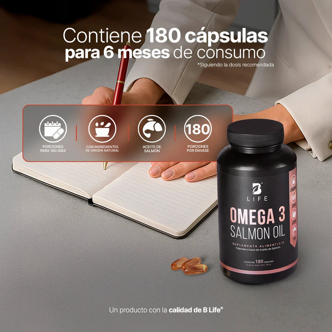 Omega 3 Aceite Puro de Salmon 90 Caps