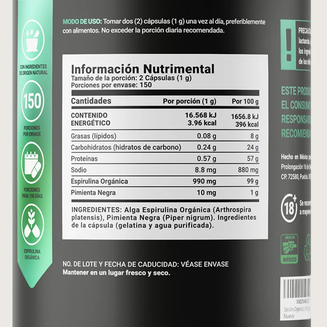 Organic Spirulina | Espirulina Orgánica (Copia)