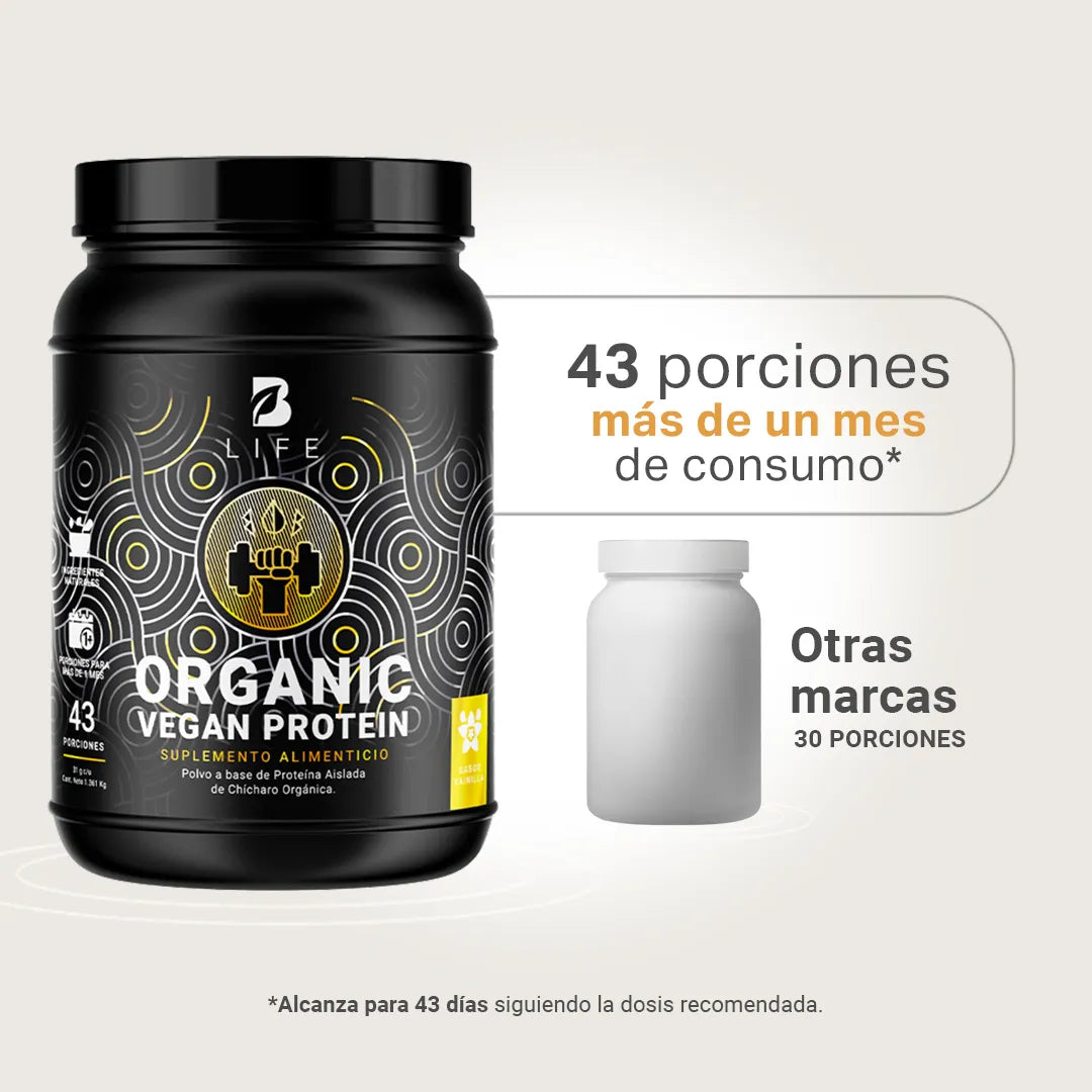 Proteína Orgánica Vegana Sabor Vainilla