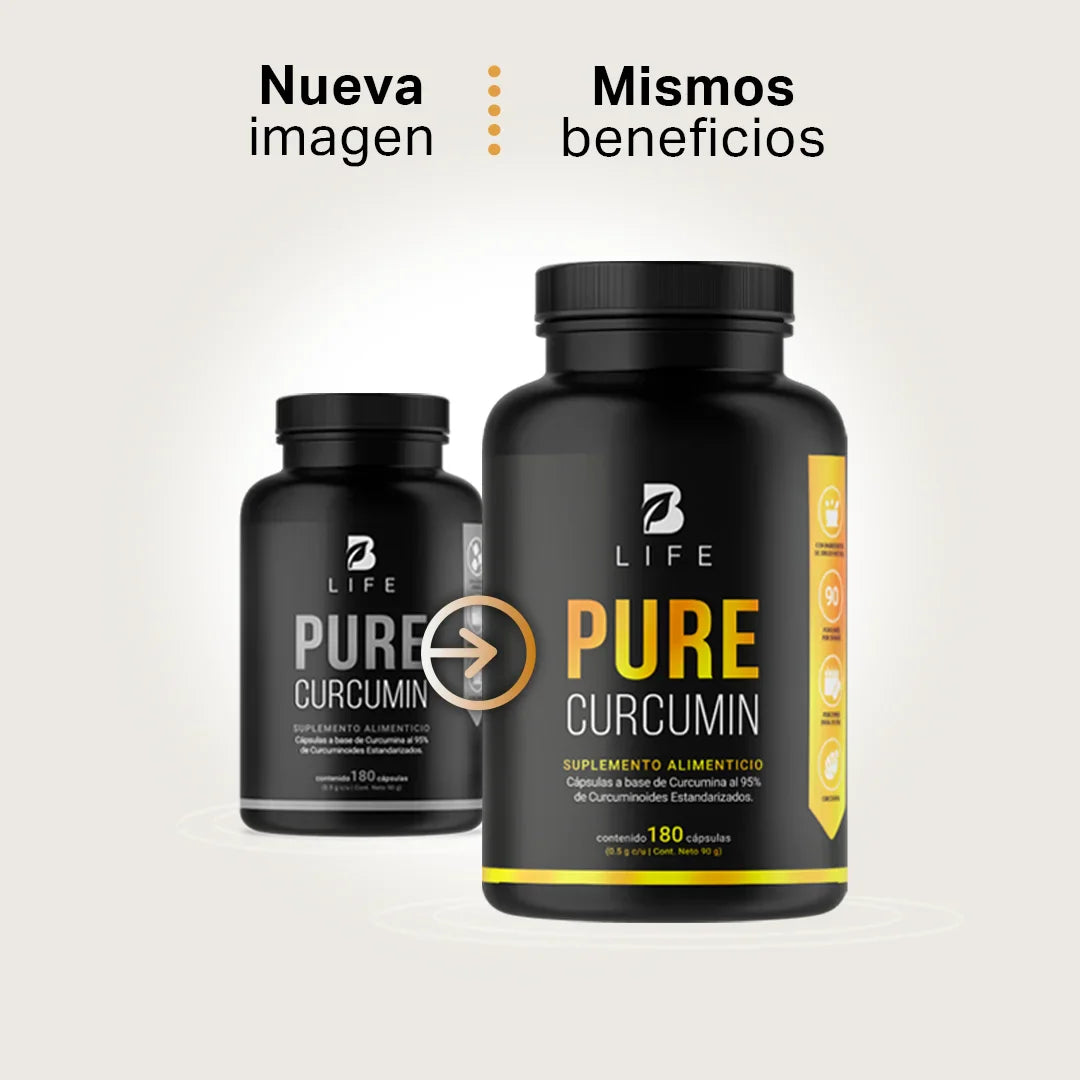 Pure Curcumin | Curcumina Pura 180 Caps
